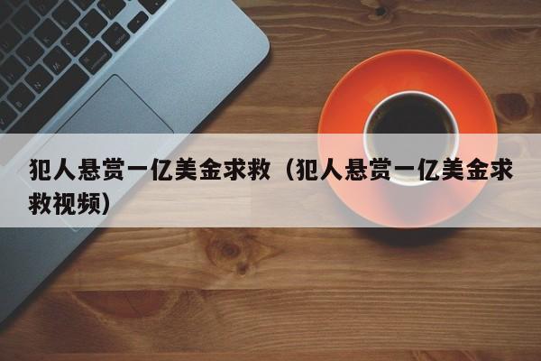 犯人悬赏一亿美金求救（犯人悬赏一亿美金求救视频）
