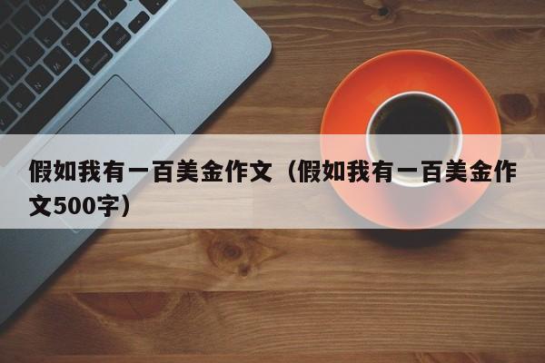 假如我有一百美金作文（假如我有一百美金作文500字）