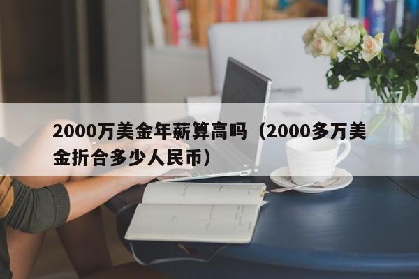 2000万美金年薪算高吗（2000多万美金折合多少人民币）