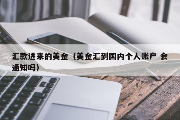 汇款进来的美金（美金汇到国内个人账户 会通知吗）