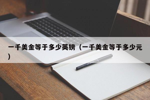 一千美金等于多少英镑（一千美金等于多少元）