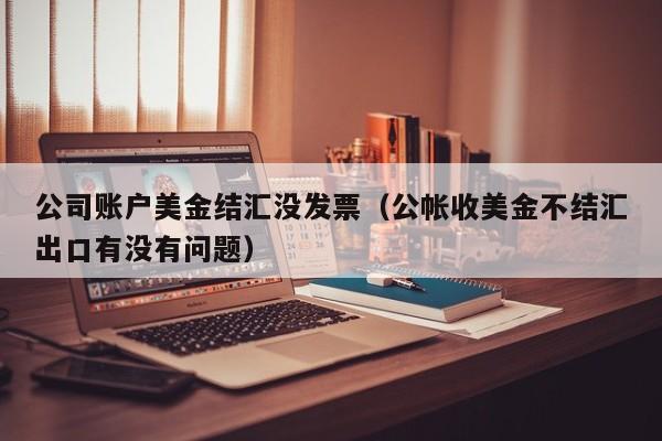 公司账户美金结汇没发票（公帐收美金不结汇出口有没有问题）