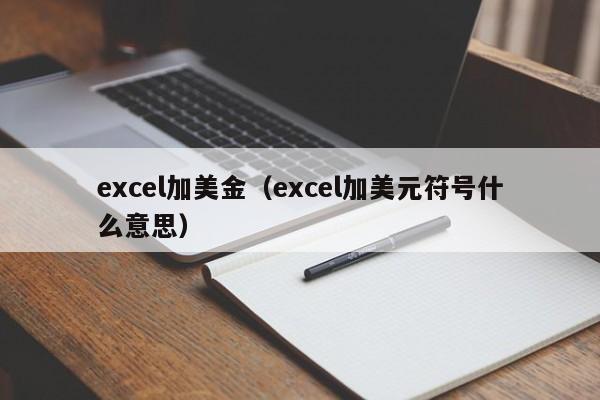 excel加美金（excel加美元符号什么意思）
