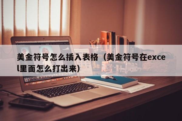 美金符号怎么插入表格（美金符号在excel里面怎么打出来）