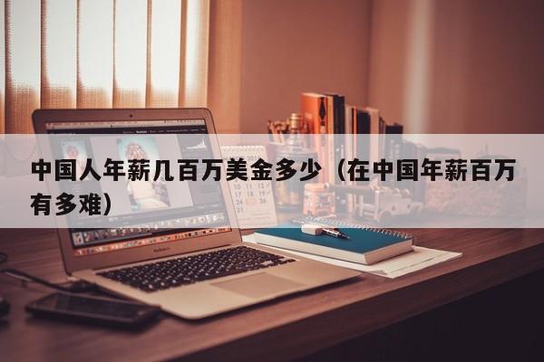 中国人年薪几百万美金多少（在中国年薪百万有多难）