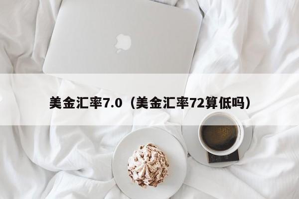 美金汇率7.0（美金汇率72算低吗）