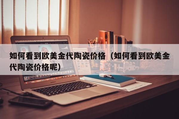 如何看到欧美金代陶瓷价格（如何看到欧美金代陶瓷价格呢）