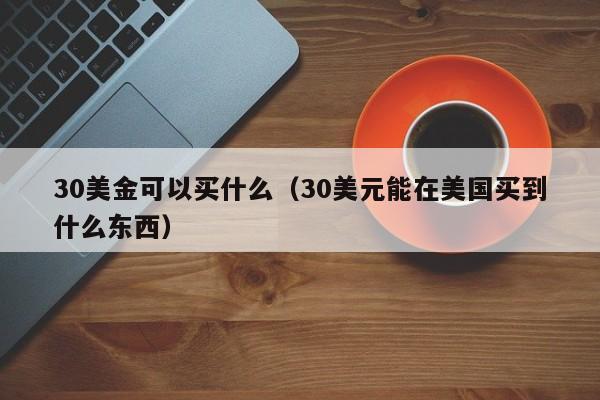 30美金可以买什么（30美元能在美国买到什么东西）