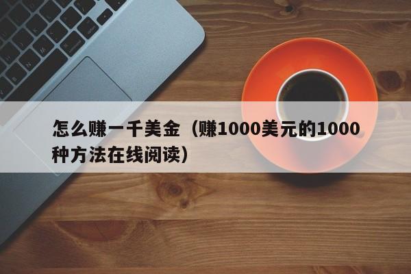 怎么赚一千美金（赚1000美元的1000种方法在线阅读）