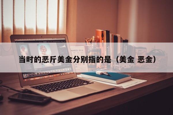当时的恶斤美金分别指的是（美金 恶金）