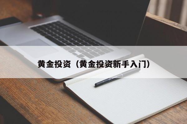 黄金投资（黄金投资新手入门）