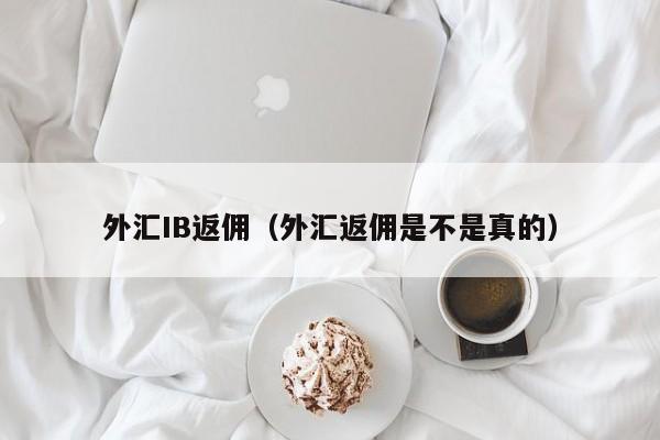 外汇IB返佣（外汇返佣是不是真的）